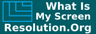 What Is My Screen Resolution logo